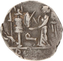 Roman Republic. C. Egnatuleius C.f.. Quinarius. N.D. (97 BC).