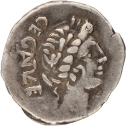 Roman Republic. C. Egnatuleius C.f.. Quinarius. N.D. (97 BC).