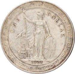 Great Britain. Edward VII. Dollar. 1908.