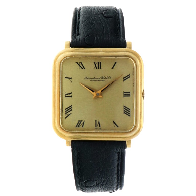 No Reserve - IWC Vintage Square 2575 (18K.) - Herenhorloge - ca. 1970.