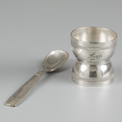Christofle 4-delige set, model Gallia, verzilverd.