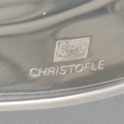Christofle soeplepel / soeplouche, model Chinon, verzilverd.