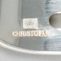 Christofle 12-delige set visvorken, model Chinon, verzilverd.