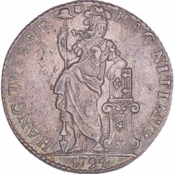 1 Gulden -generaliteits- Utrecht 1794. Zeer fraai / Prachtig.