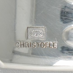Christofle 12-delige set dinervorken, model Chinon, verzilverd.