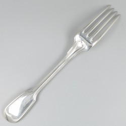 Christofle 12-delige set dinervorken, model Chinon, verzilverd.
