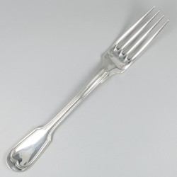 Christofle 12-delige set dinervorken, model Chinon, verzilverd.