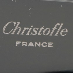 Christofle 12-delige set dinermessen, model Chinon, verzilverd.