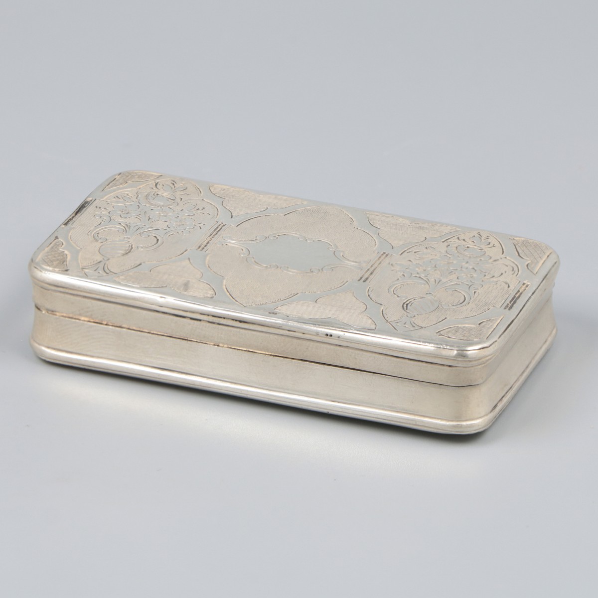 Snuifdoos zilver.