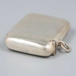 Vesta case / zwavelstokdoosje zilver.