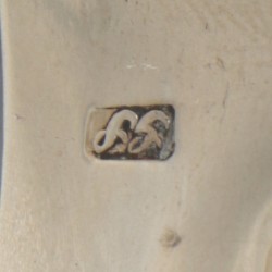 Zilveren suikertang, George Smith (III), Londen ca. 1780.