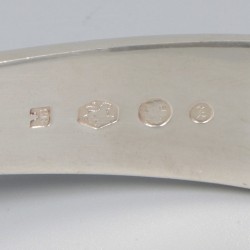 Eierlepel zilver.