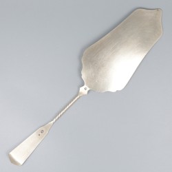 Taartschep / gebakschep zilver.