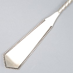 Taartschep / gebakschep zilver.