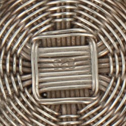 Speldenkussen zilver.