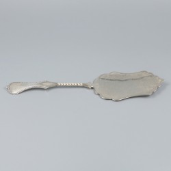 Taartschep / gebakschep zilver.