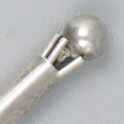 Champagneklopper zilver.