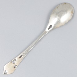 10-delige set theelepels zilver.