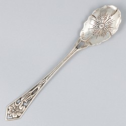10-delige set theelepels zilver.