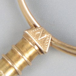 Lorgnette goud.