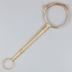 Lorgnette goud.