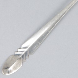 12-delige set theelepels zilver.