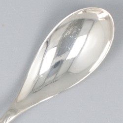 12-delige set theelepels zilver.
