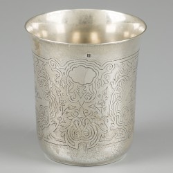 Drinkbeker, Pyetr Lobanov, Moskou 1867, zilver.