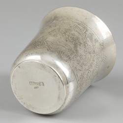 Drinkbeker, Pyetr Lobanov, Moskou 1867, zilver.