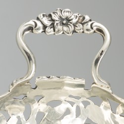 Bonbonmandje zilver.