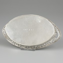 Dienblad zilver.