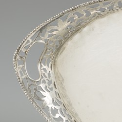 Dienblad zilver.
