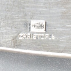 Christofle 12-delige set vismessen, model Malmaison, verzilverd.