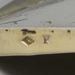Snuiftabaksdoos zilver.