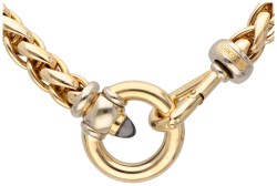 Signoretti 18K geelgouden collier met saffier.