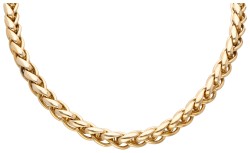 Signoretti 18K geelgouden collier met saffier.