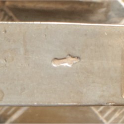 4-delig lot miniaturen, zilver.