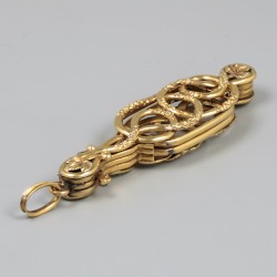 Lorgnette, Parijs ca. 1860-70, goud.