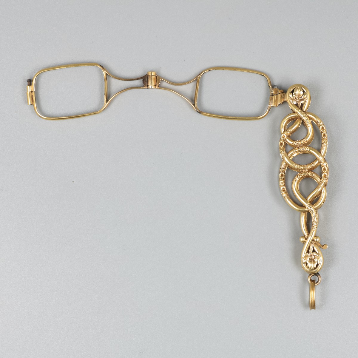 Lorgnette, Parijs ca. 1860-70, goud.
