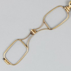 Lorgnette, Parijs ca. 1860-70, goud.