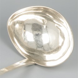 Soeplepel, Johannes Frijhoff, Rotterdam 1823 zilver.