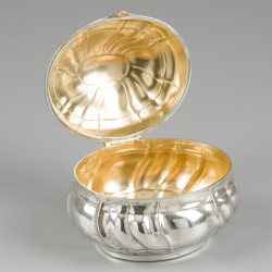Koektrommel zilver.