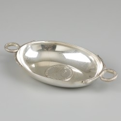 Muntschaaltje zilver.