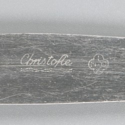Christofle 18-delige set dessertbestek, model Boreal, verzilverd.