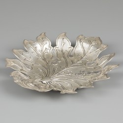 Druivenschaal zilver.