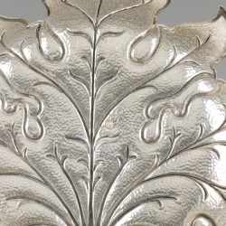 Druivenschaal zilver.