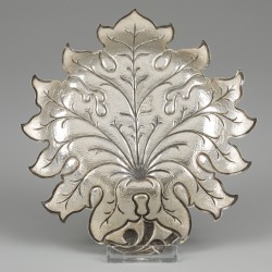 Druivenschaal zilver.