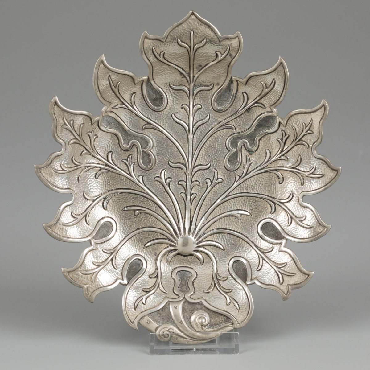 Druivenschaal zilver.