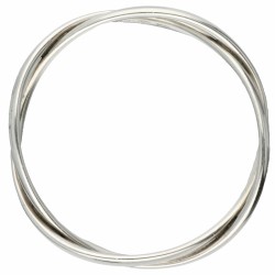 Zilveren Georg Jensen no.237B gevlochten bangle armband - 925/1000.