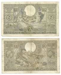 Lot 10 banknotes. - Fine / Very fine.